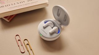 The LG Tone Free T90 wireless earbuds