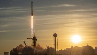 SpaceX's Crew-10 astronaut mission for NASA launches toward the International Space Station from Kennedy Space Center on March 14, 2025.