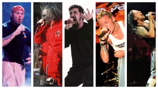 Fred Durst, Corey Taylor, Chester Bennington, Jonathan Davis and Serj Tankian