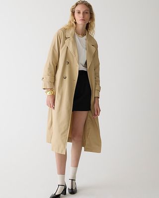 Relaxed Heritage Trench Coat in Chino