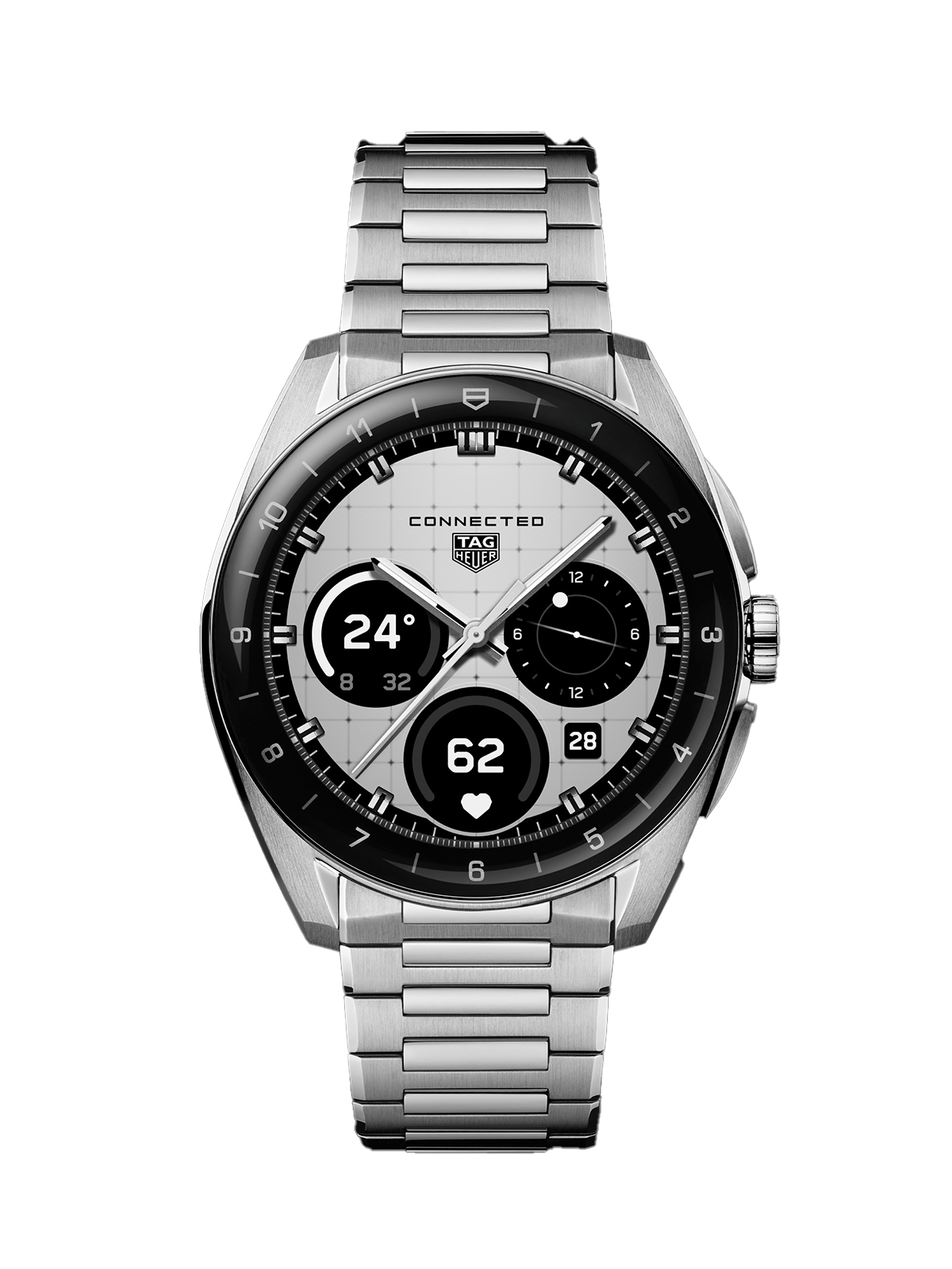 Tag Heuer Connected Calibre E5 40 Mm, Steel Sbt8010.ba0002