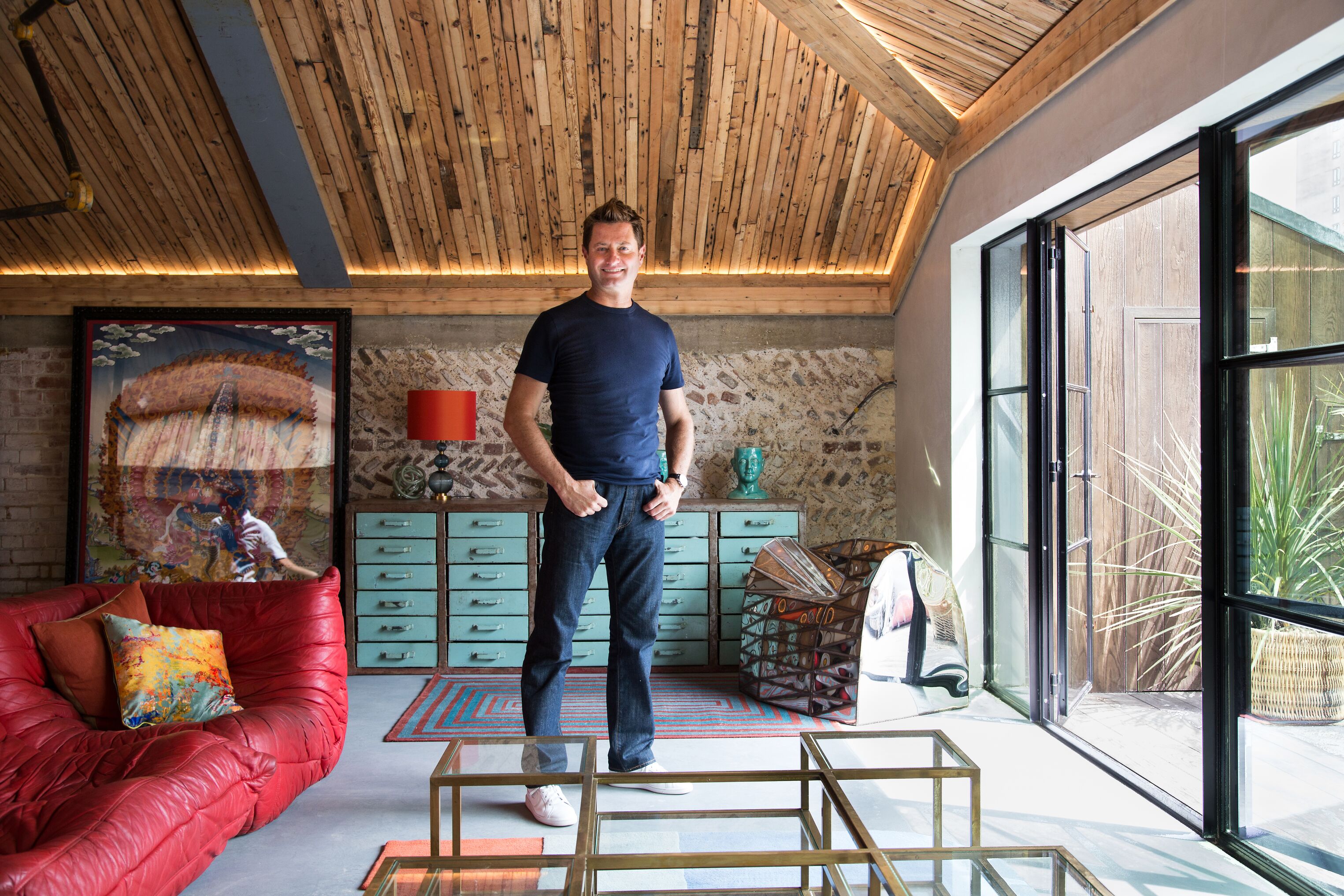 TV tonight George in the converted glassworks property.