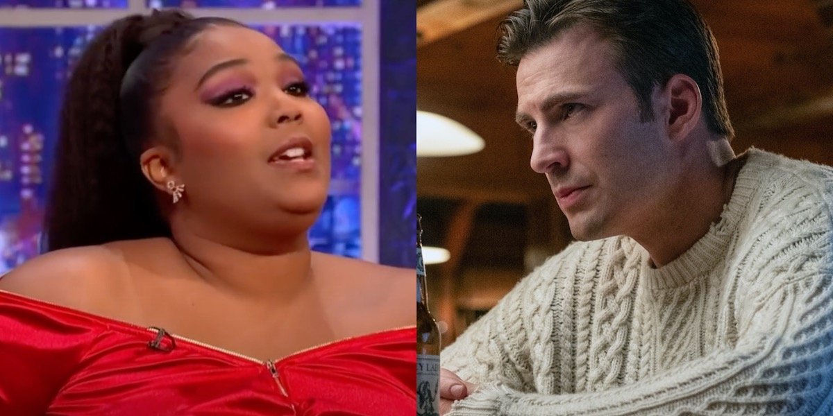 Lizzo and Chris evans side by side