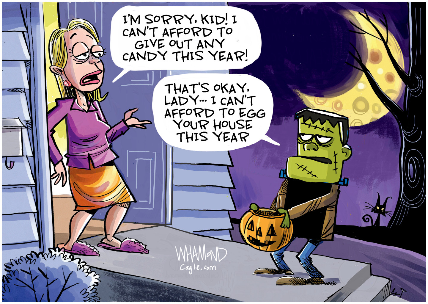 Political cartoon