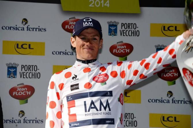 Mathias Frank (IAM Cycling) in the KOM jersey