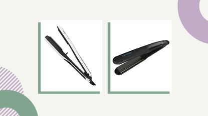 A collage of two of the best steam straighteners from L’Oréal Professionnel and Revamp