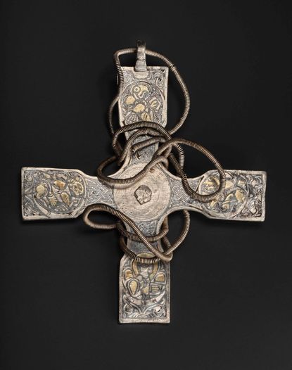 The rare Anglo-Saxon cross.