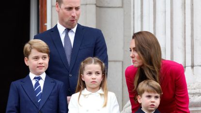 prince william, kate middleton, louis, charlotte and george