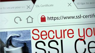 Https url address and lock symbol during SSL connection