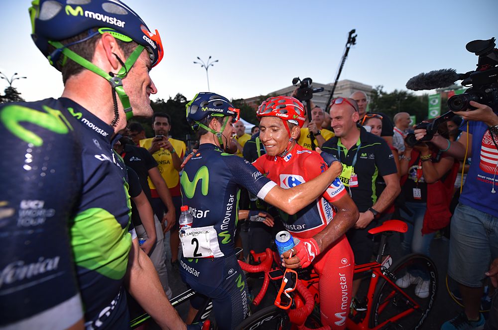 Movistar congratulations Quintana on his win