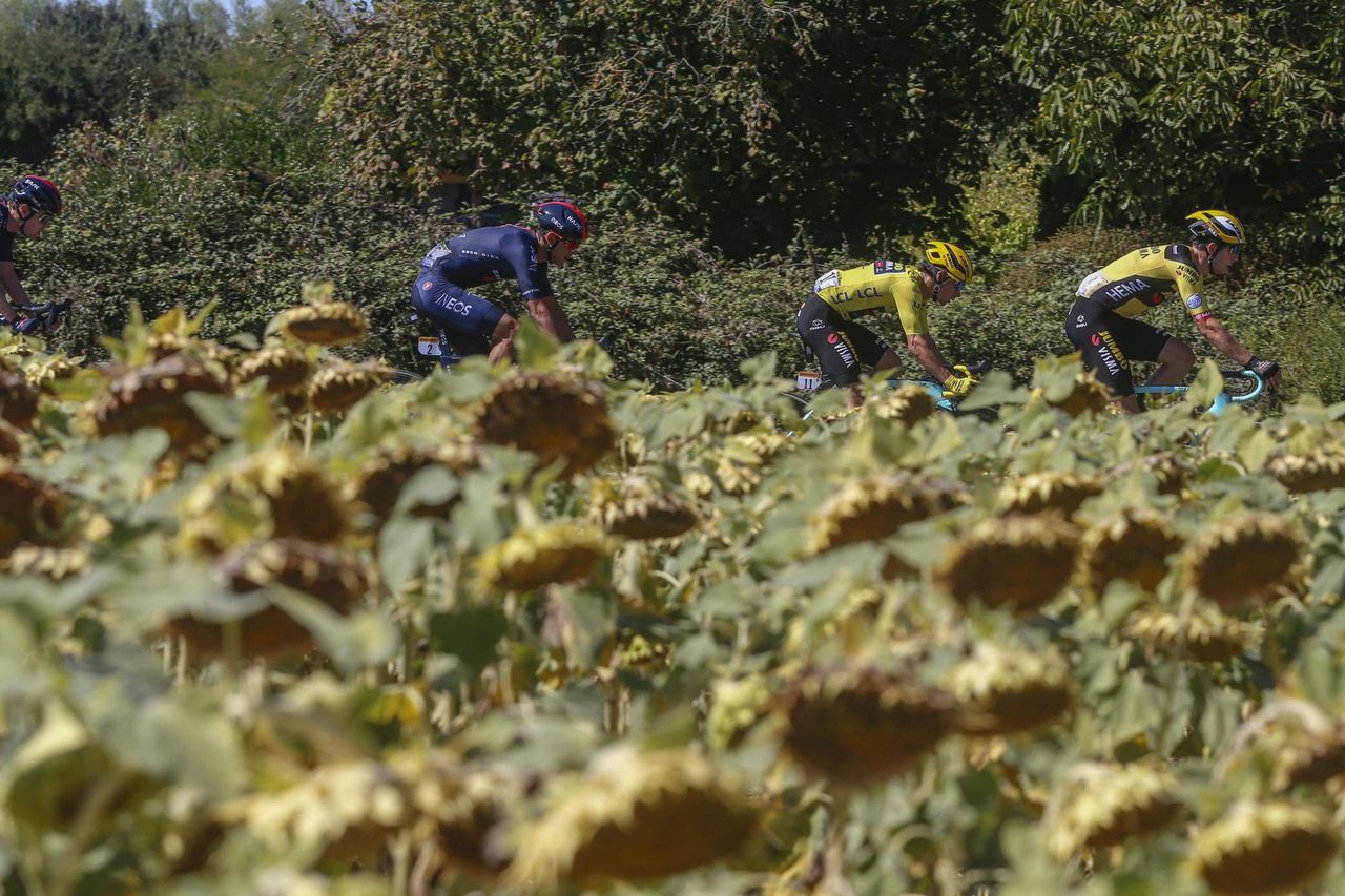 iTour de France 2020 107th Edition 11th stage Chatelaillon Plage Poitiers km 1675 09092020 Primoz Roglic SLO Team Jumbo Visma photo Jan De MeuleneirPNBettiniPhoto2020