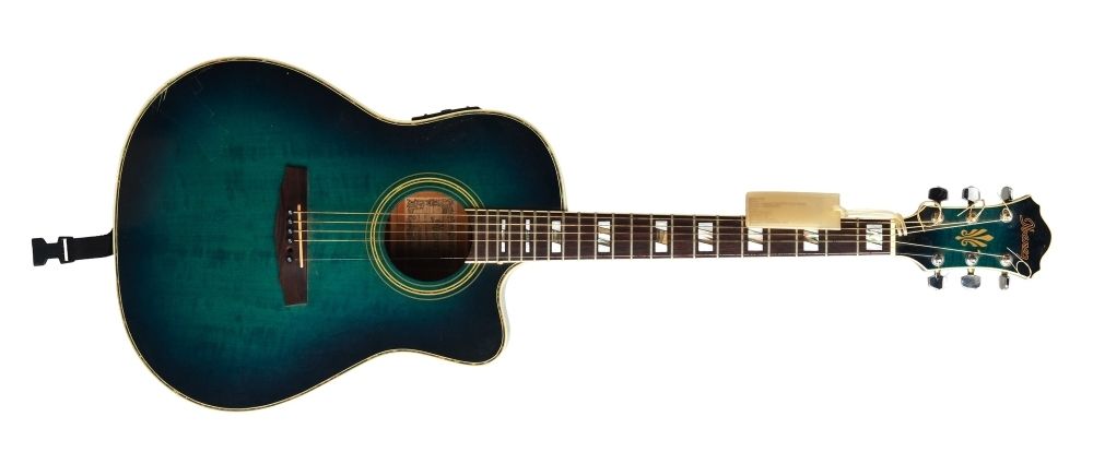 Ibanez Nomad acoustic guitar owned by Steve Vai