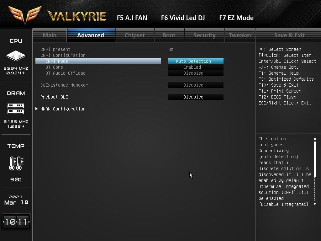 Biostar Z590 Valkyrie BIOS