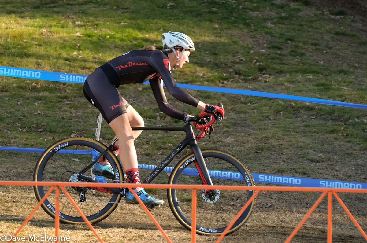 Cassie maximenko (Van Dessel) was looking strong despite her long recovery from an injury earlier in the season.