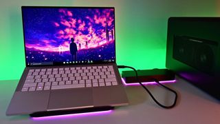 Razer Thunderbolt 4 Dock with Razer Book 13 and Chroma RGB sync