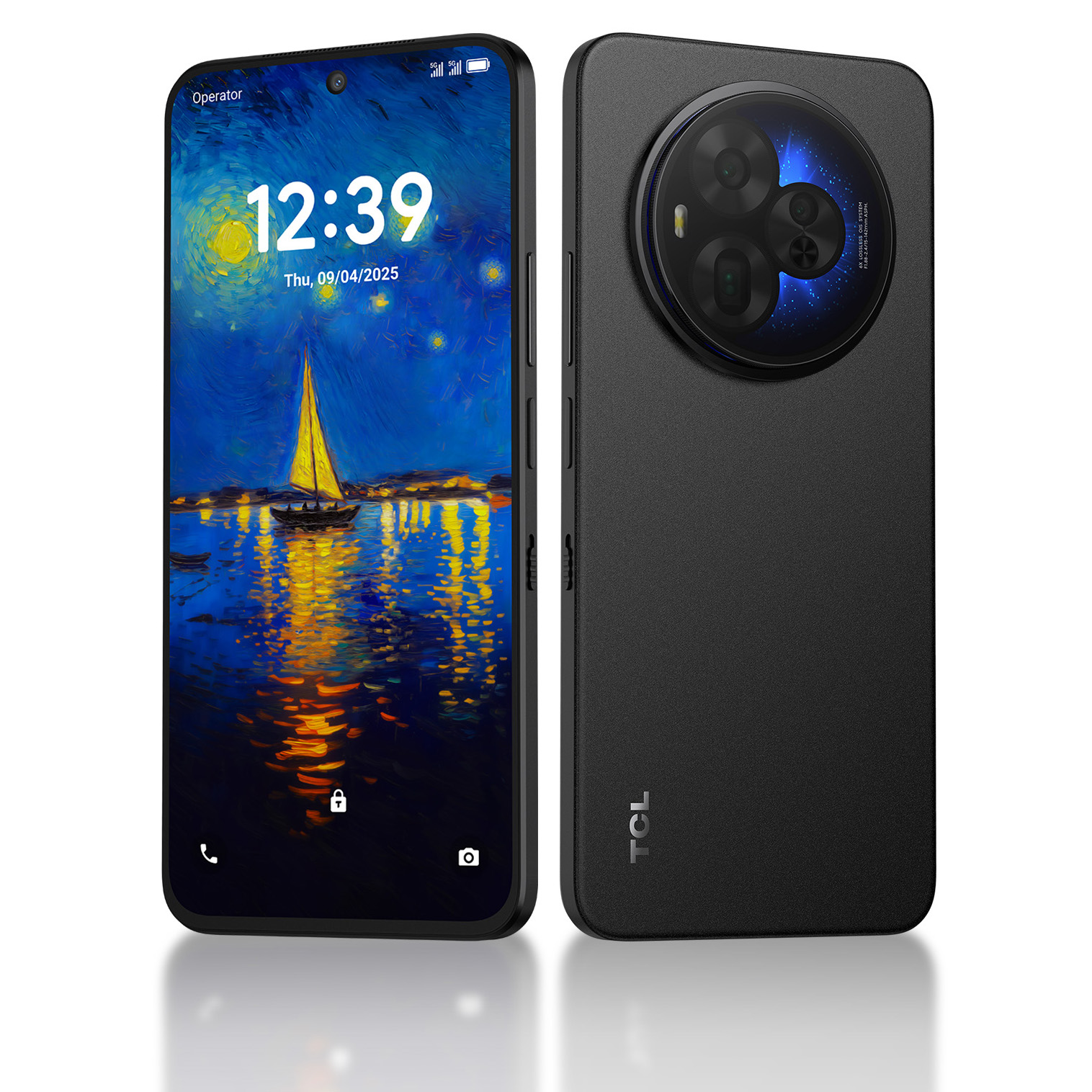 An official render of the TCL NXTPAPER 60 Ultra black colorway