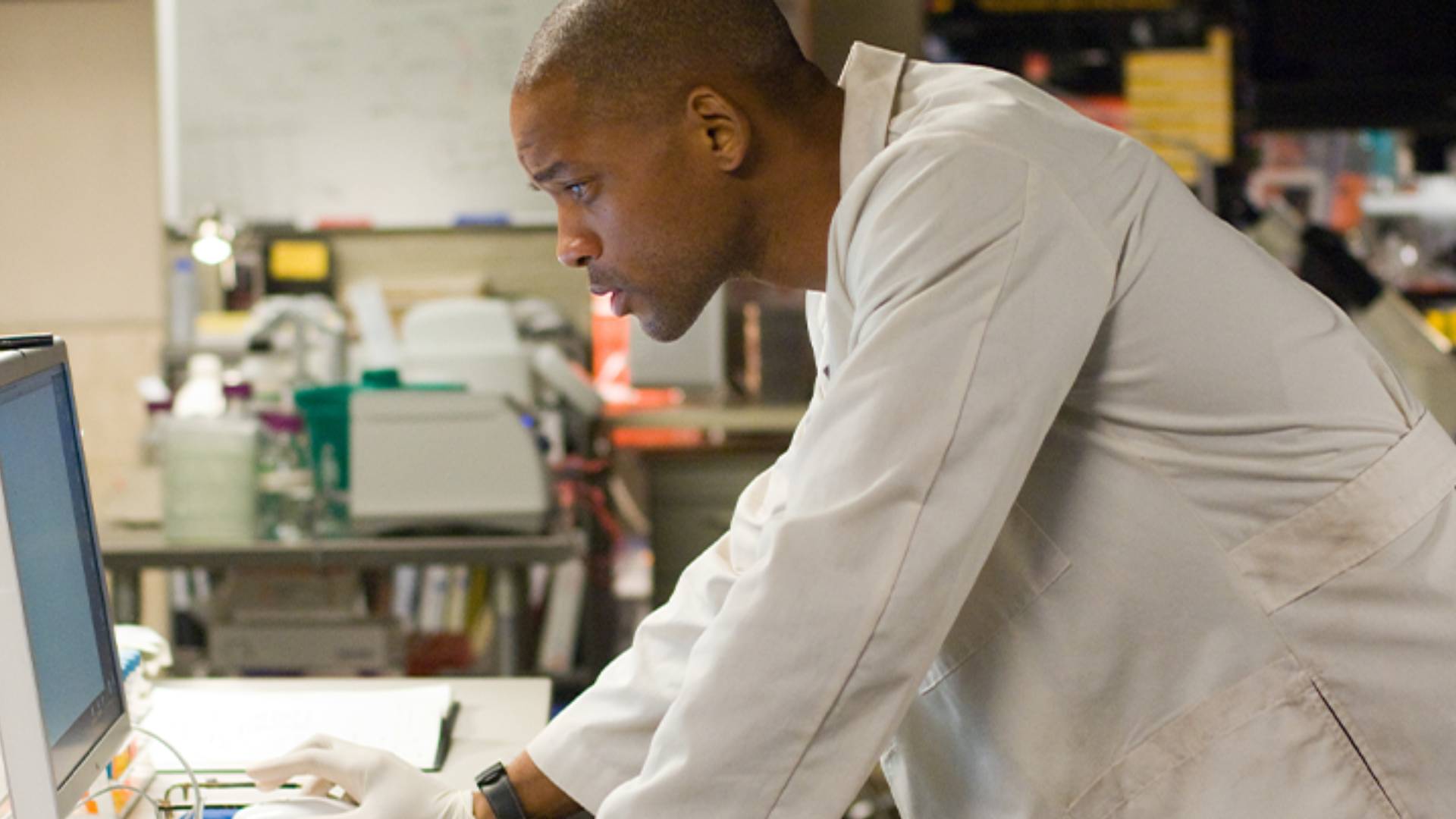 Will Smith as Dr. Robert Neville in I Am Legend