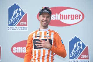 Jens Voigt retires, Stage 7 of the 2014 USA Pro Challenge, Boulder to Golden to Denver, Colorado