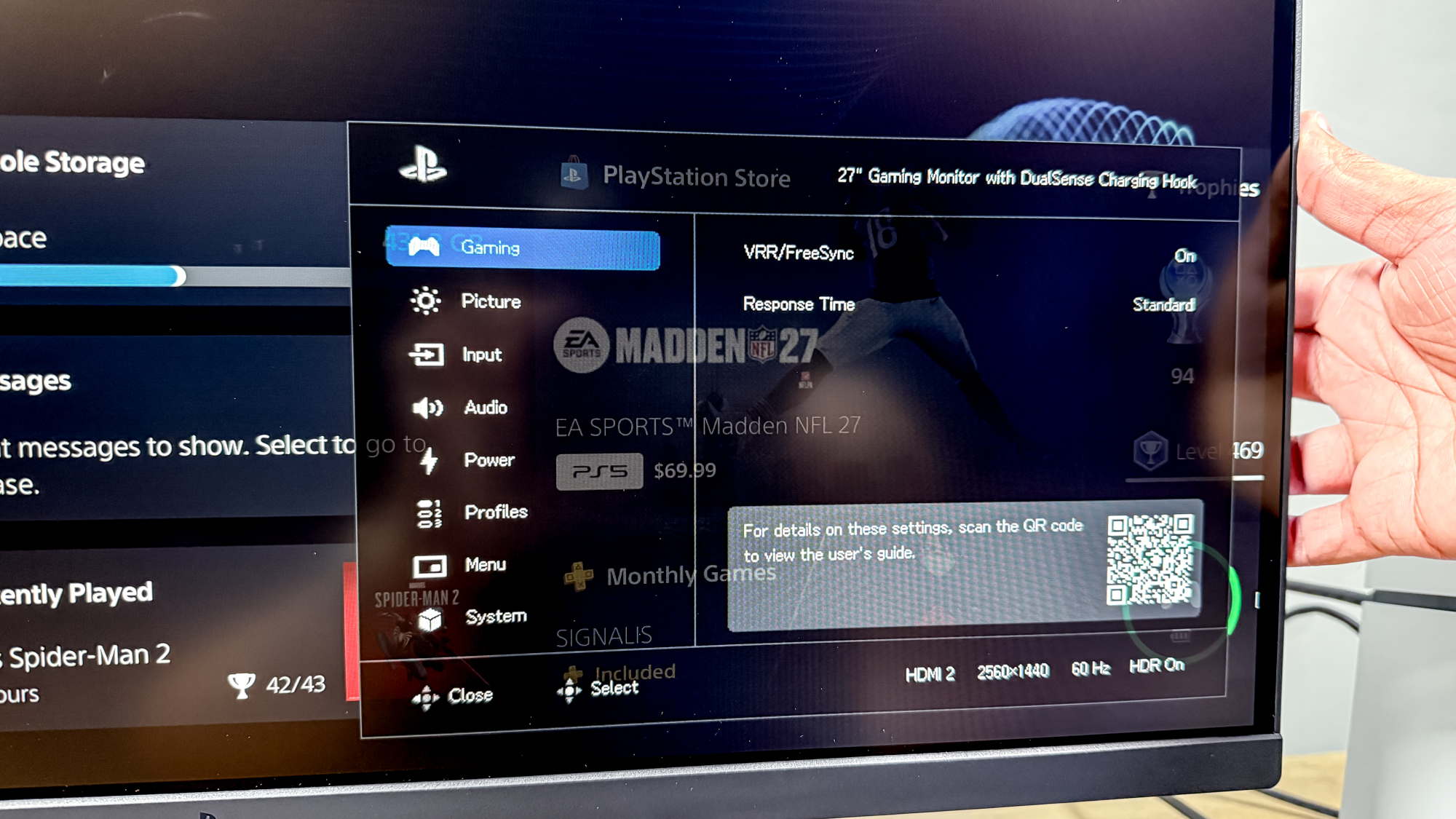 PlayStation 27" Gaming Monitor