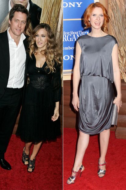 Sarah Jessica Parker, Hugh Grant and Cynthia Nixon at the Did You Hear About the Morgans? premiere
