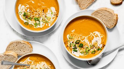 Healthy winter dinner recipes: Butternut squash soup