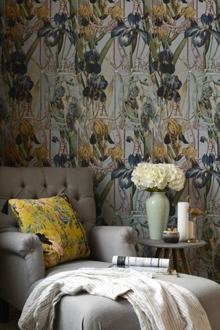 renaissance style floral wallpaper mindthegap