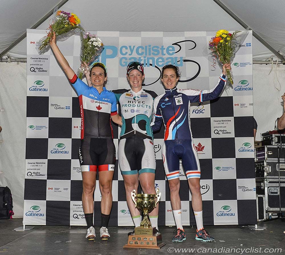 Podium: Joelle Numainville, Kirsten Wild, Christine Majerus