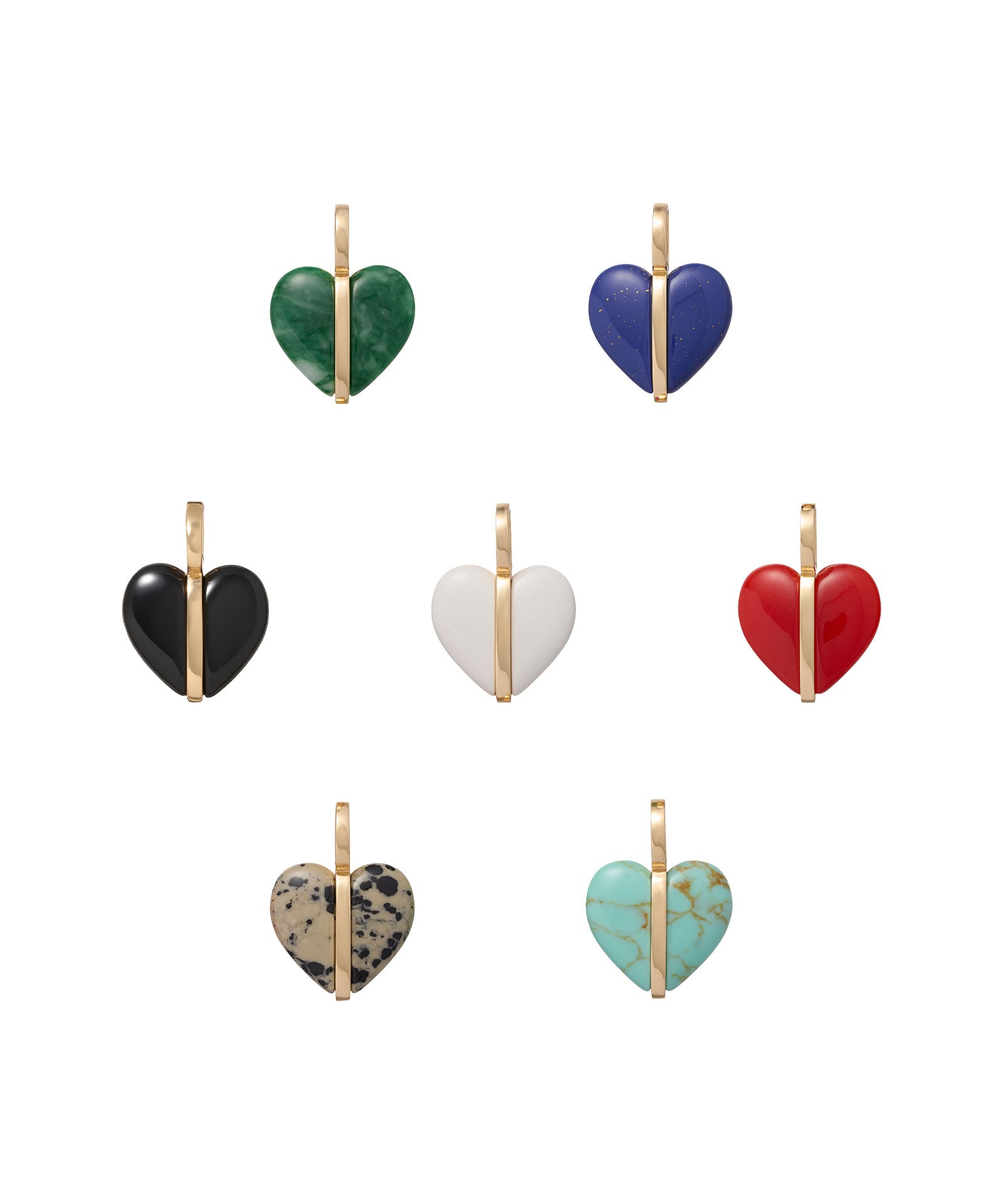 Roxanne Assouline, The Mini Stone Heart Charms
