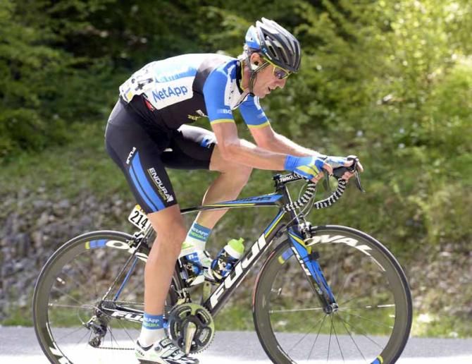 Bartosz Huzarski (NetApp-Endura) takes on the Criterium du Dauphine