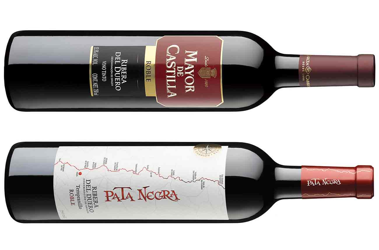 J. Garc&amp;iacute;a-Carri&amp;oacute;n&amp;rsquo;s 90 point DWWA- rated wines Mayor de Castilla Roble DO Ribera del Duero 2022, Pata Negra Roble DO Ribera del Duero 2022
