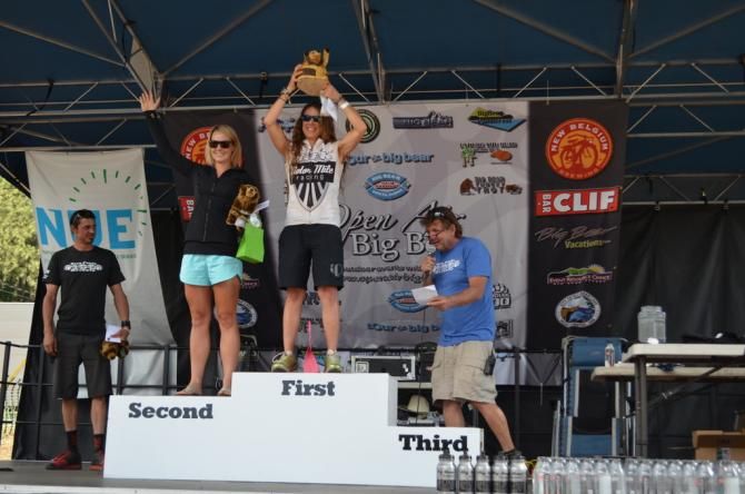 The 2014 women's Big Bear podium