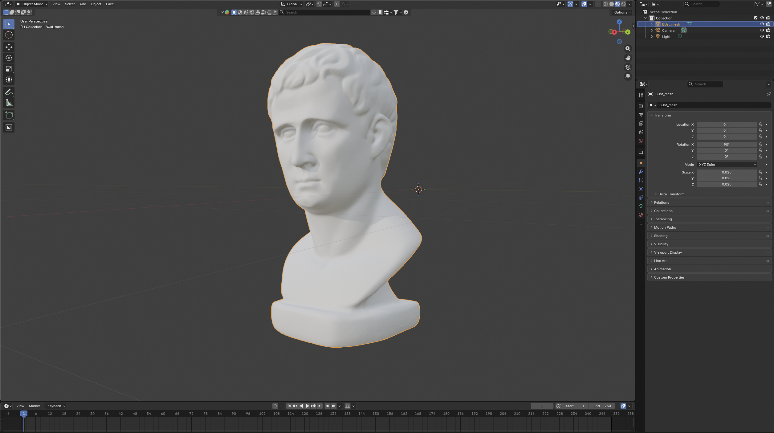 A revopoint miracle 3D scanner