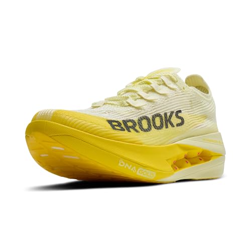 Brooks Unisex-Adult Hyperion Elite 5 Sneaker, Luminary/yellow/gray, 6.5