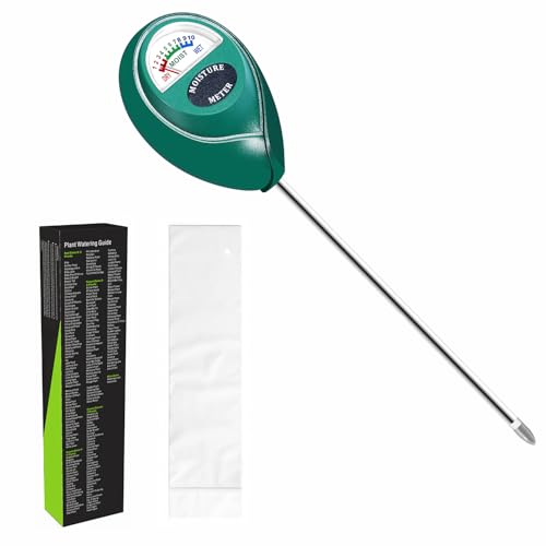 Xlux Soil Moisture Meter, Plant Water Monitor, Hygrometer Sensor for Gardening, Farming, Indoor and Outdoor Plants, No Batteries Required