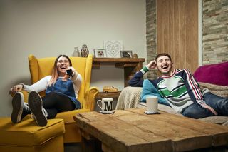 Gogglebox stars Pete and Sophie