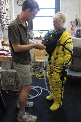 Donning a Final Frontier Design Spacesuit