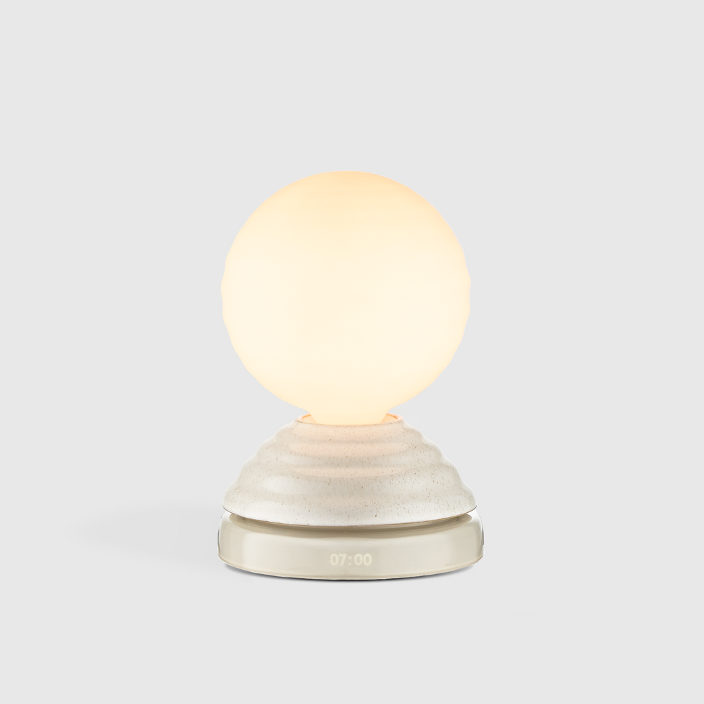 Wake Sleep Light in Pebble White
