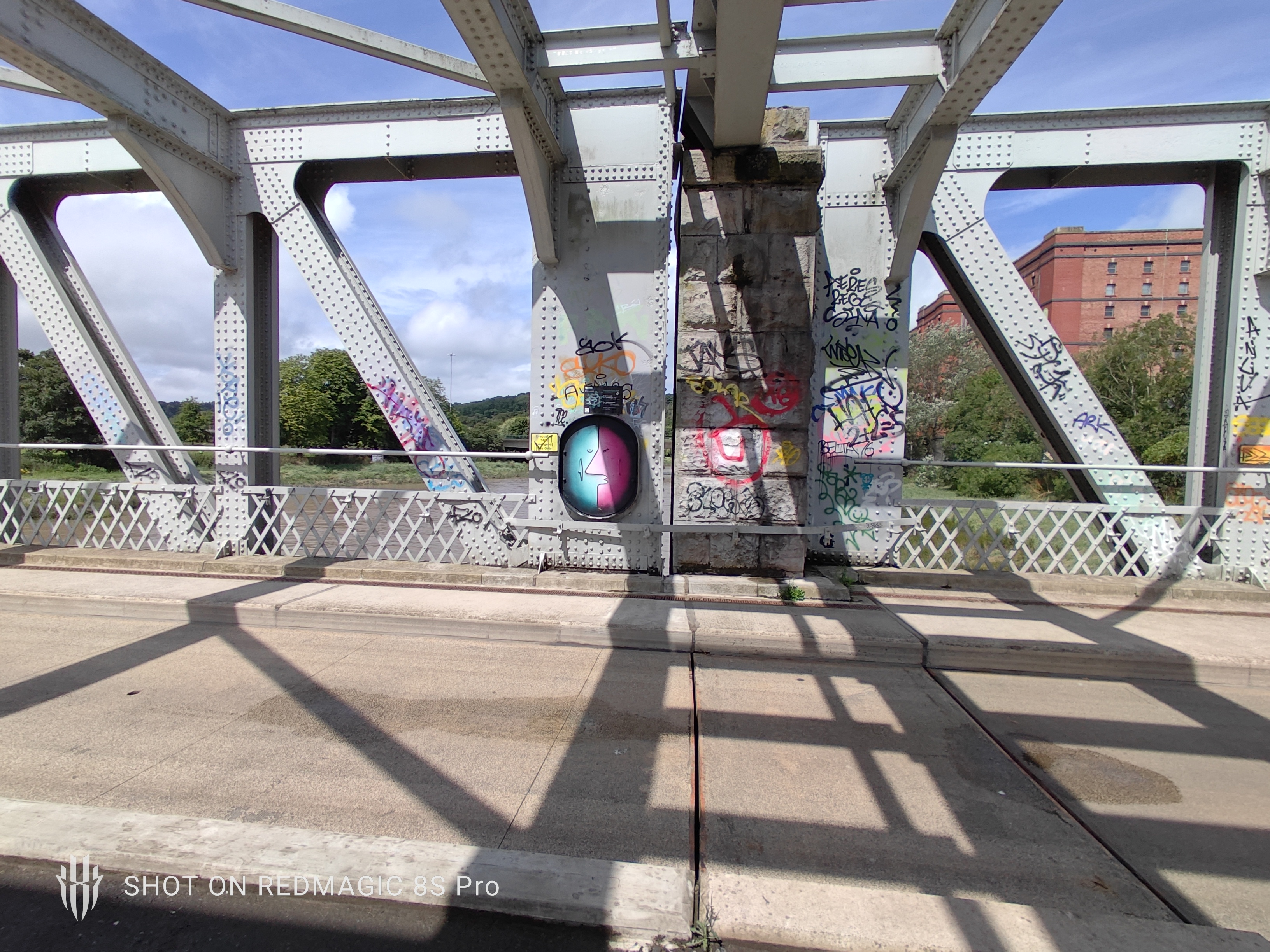 An image taken stood on a bridge