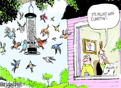 Editorial Cartoon U.S. Spring Allergies 2016