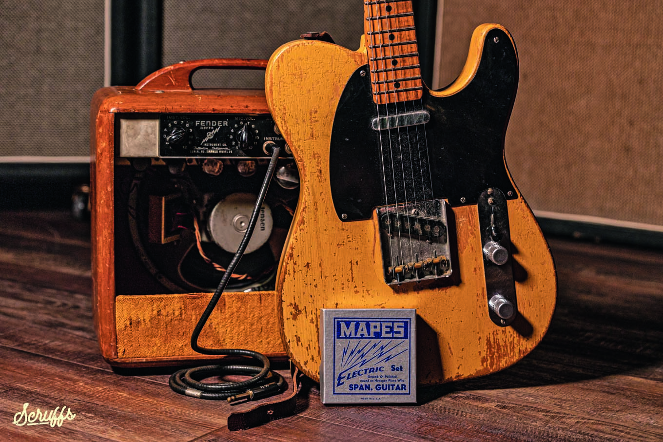 A 1951 Nocaster with a somewhat earlier &amp;ldquo;woodie&amp;rdquo; Deluxe amplifier (aka Model 26).