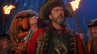 Tim Curry in Muppet Treasure Island.