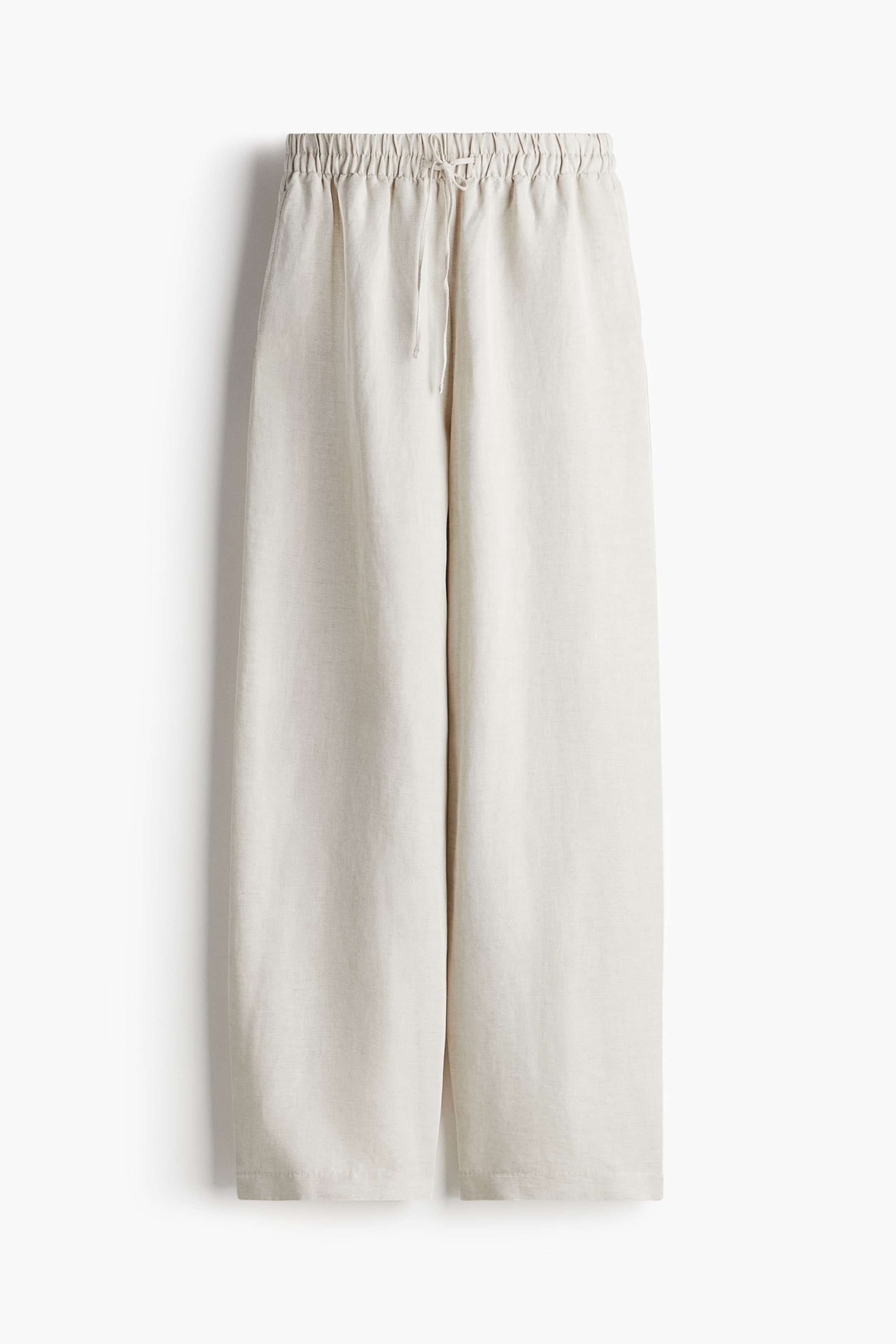 Linen-Blend Trousers