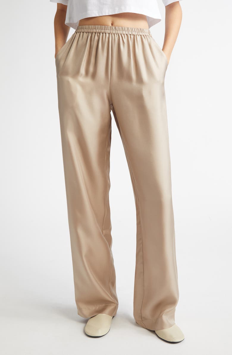 Alera Silk Straight Leg Pants