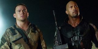 Channing Tatum and Dwayne Johnson in G.I. Joe: Retaliation
