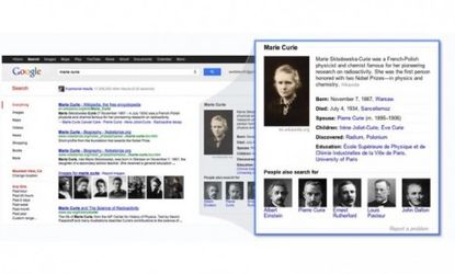 Google's revised search results page