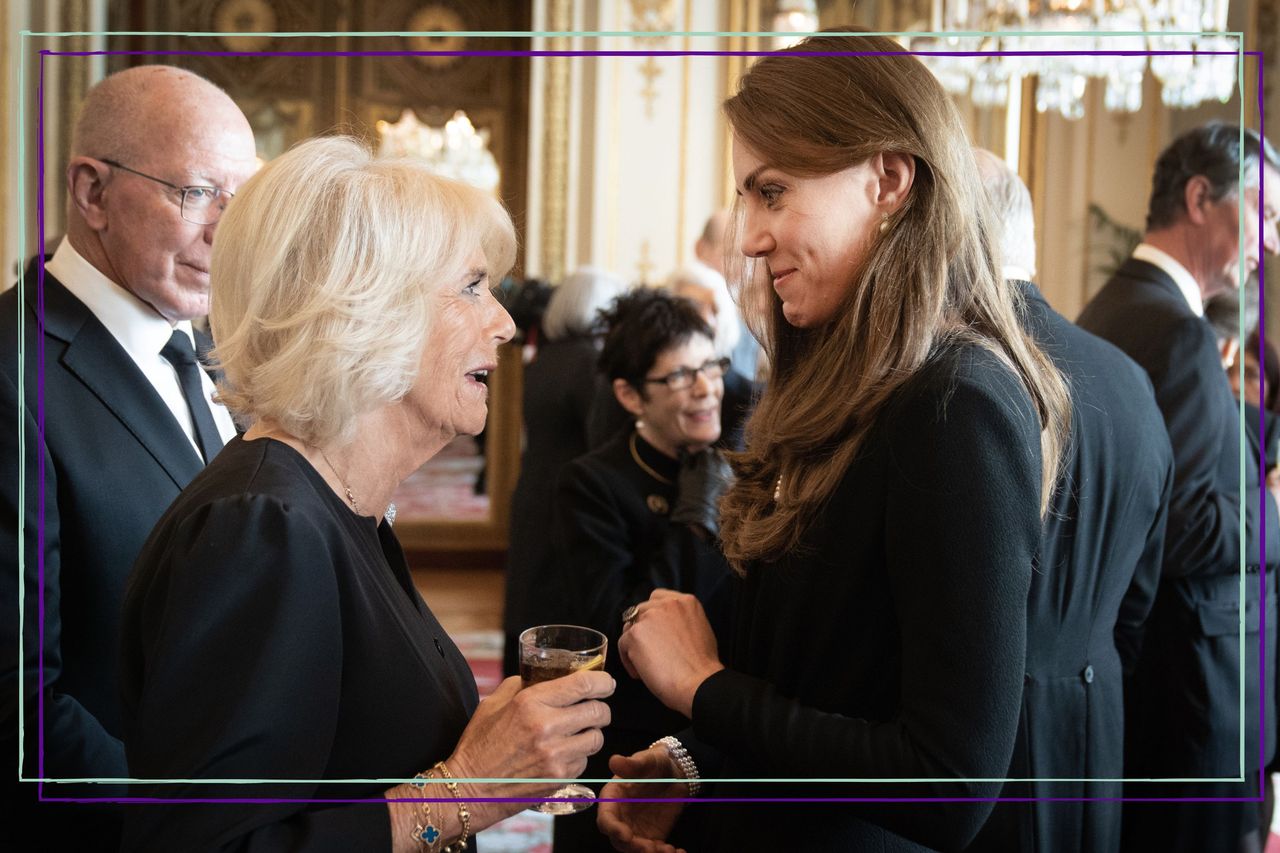 Camilla, the Queen consort and Princess Kate Middleton