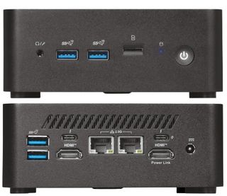 MSI Cubi NUC 1M two port system