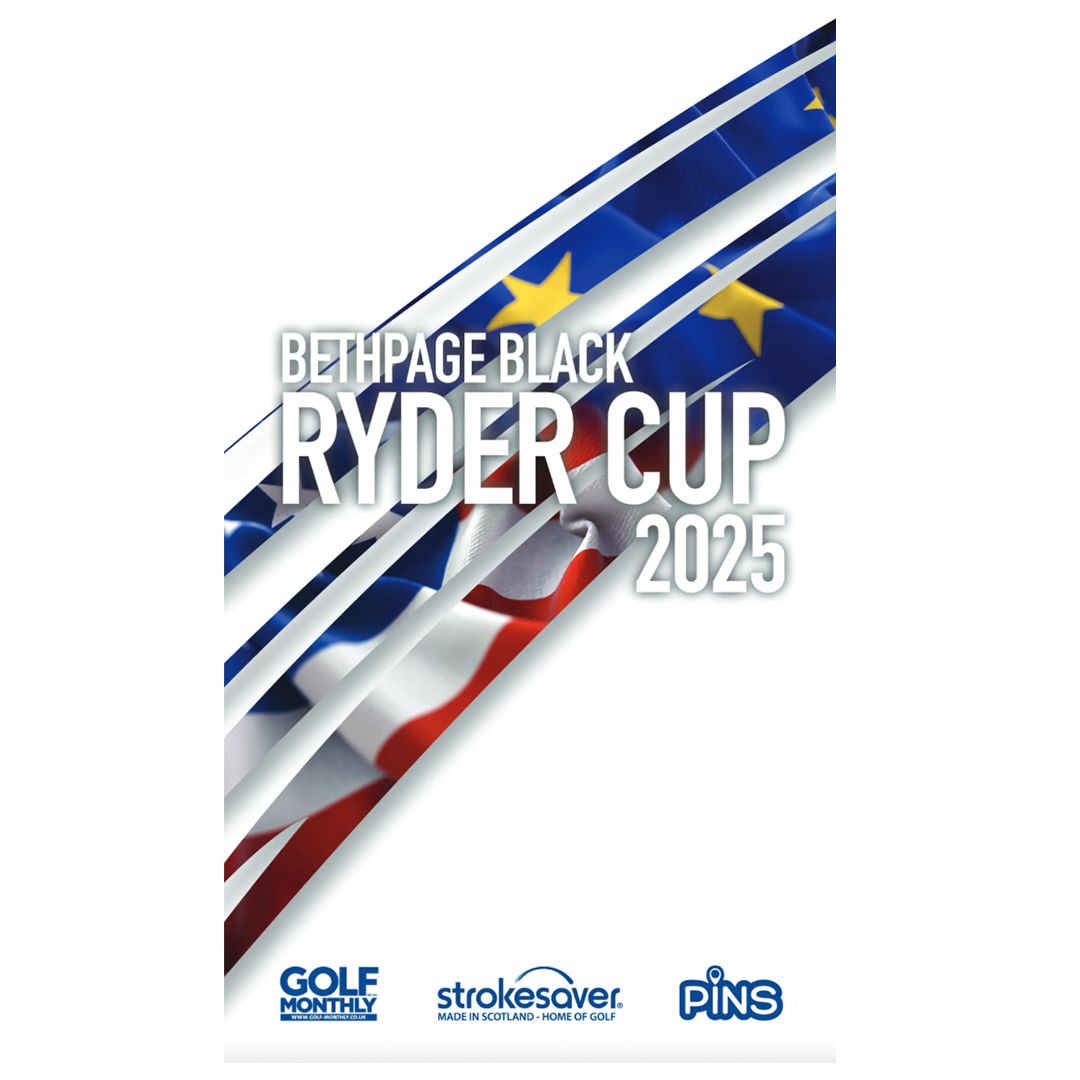Bethpage Black Ryder Cup 2025 strokesaver front cover