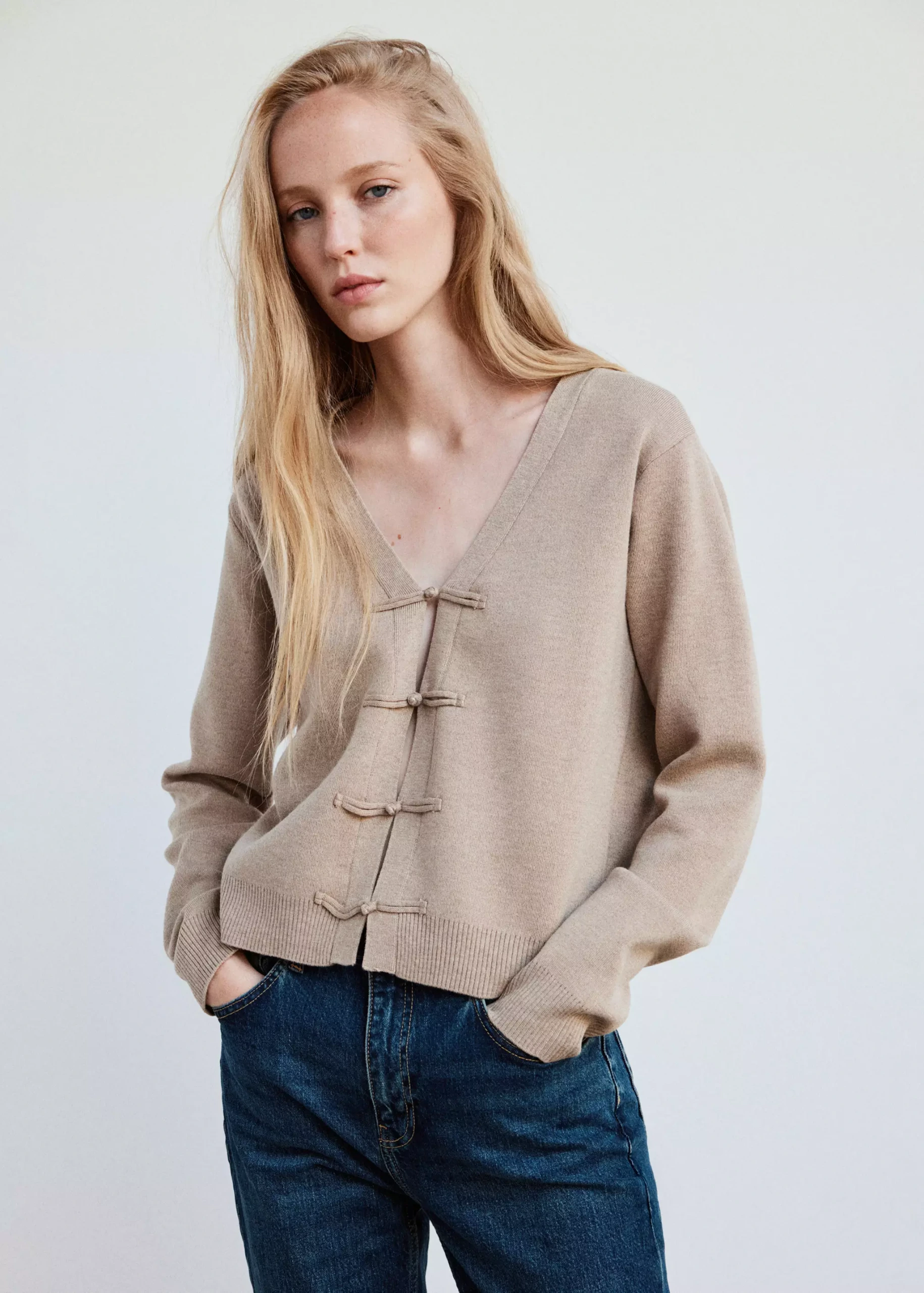 Toggle Knit Cardigan - Women | Mango United Kingdom