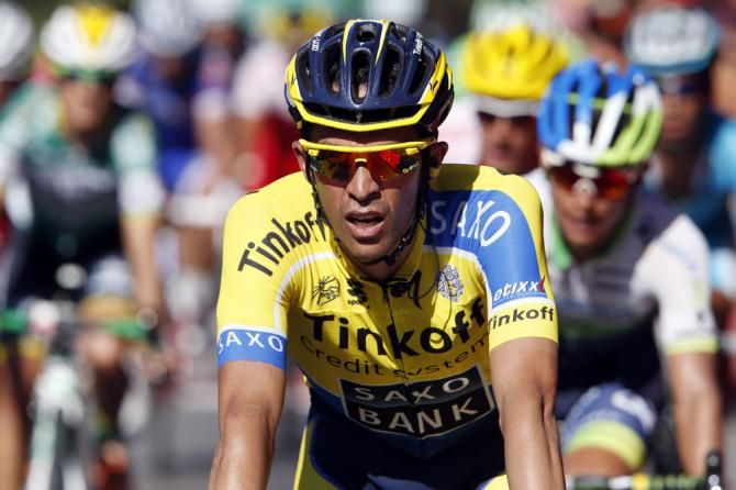 Alberto Contador (Tinkoff - Saxo) put his team to work on stage 5